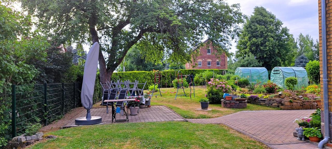 Ferienwohnung Am Viaduktweg Familie Roman Langenleuba-Niederhain Buitenkant foto